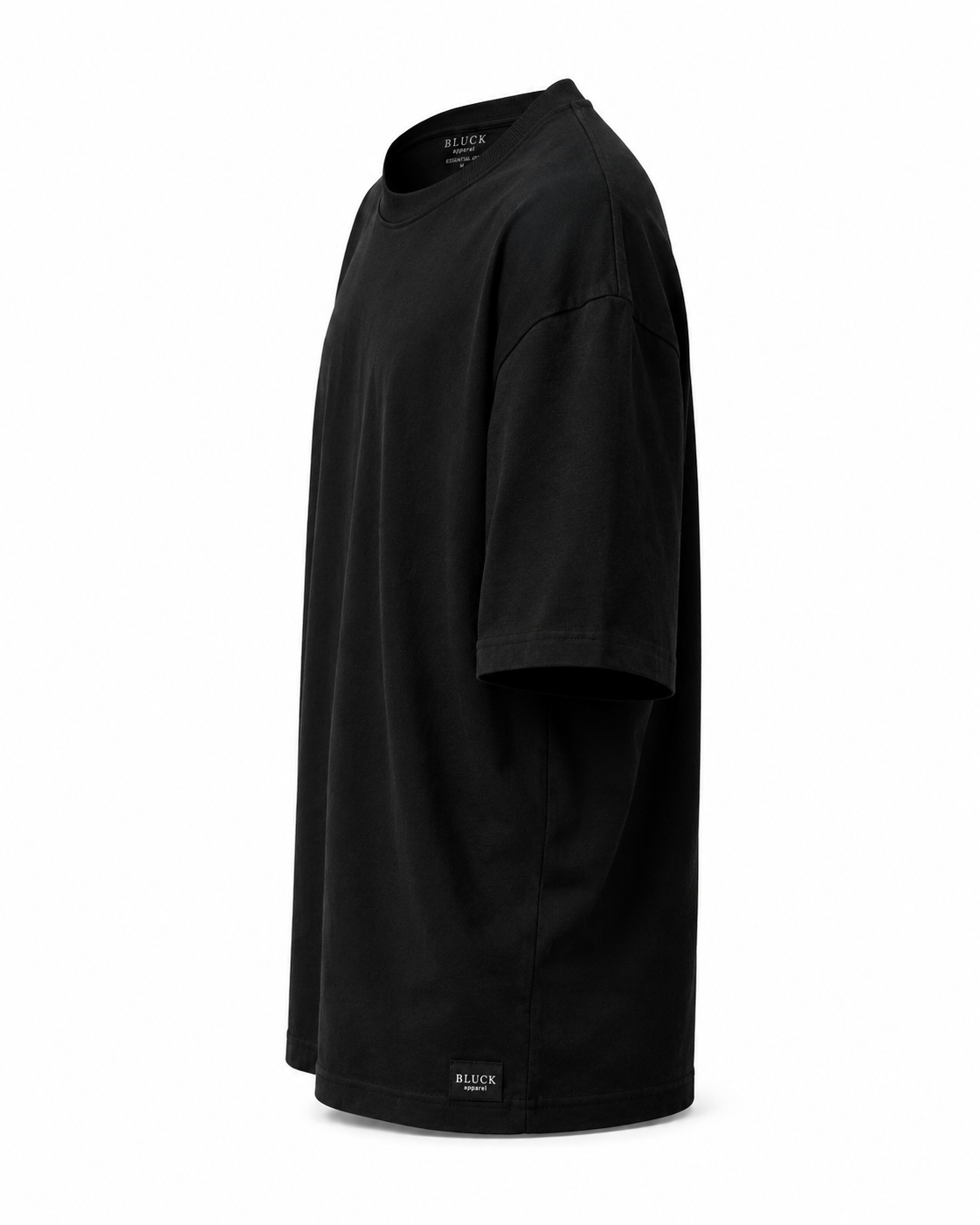 BLUCK Essential 001 Oversized T-Shirt — Black