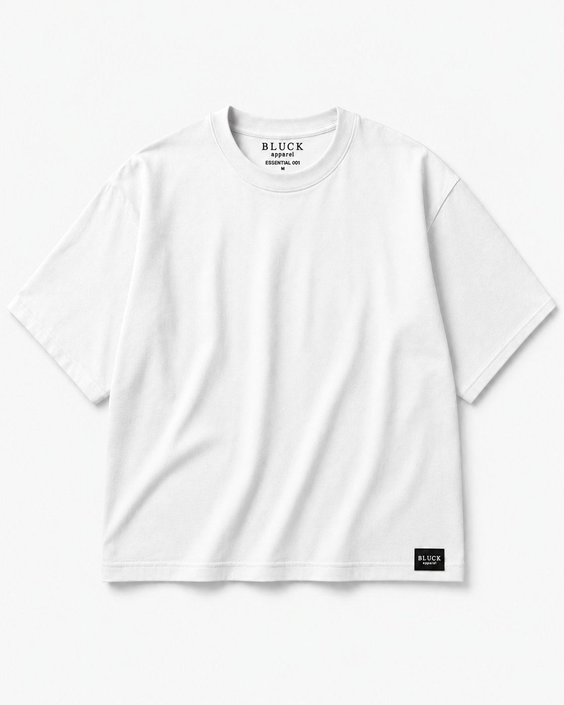 BLUCK Essential 001 Oversized T-Shirt - White